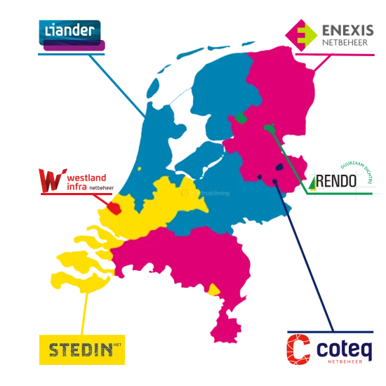 Aansluiting netbeheerder / energieleverancier